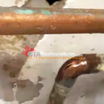 Burst pipe plumber responding to a plumbing leak in Toronto