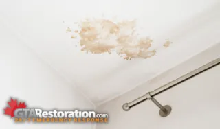 Example Of Ceiling Water Damage