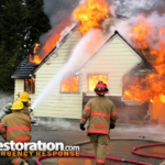 Image Showing A House On Fire That Will Have Extensive Fire Damage