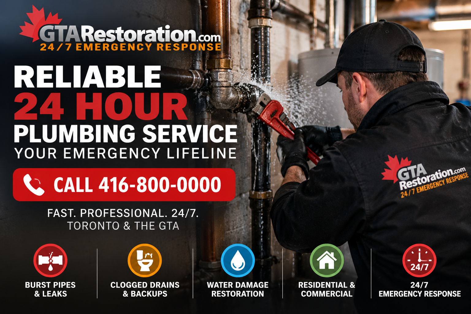 247 Emergency Plumbing Response