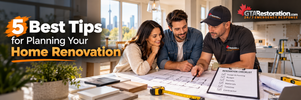 Planning your home renovation after water damage and property repairs, 5 Best Tips for Planning Your Home Renovation 5 best tips for planning your home renovation with budgeting, permits, materials and contractor planning