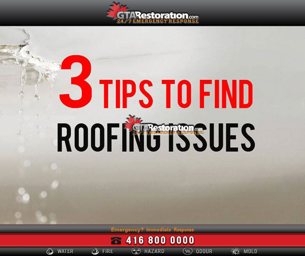 3 Tips to find Roofing Problems