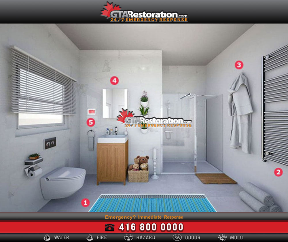 Radiant-floor-heating-system-in-GTA-prevent-bathroom-mold