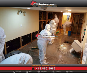 Flooded Basement Cleanup & Restoration