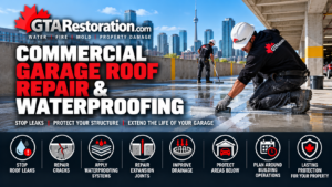 Commercial Garage Roof Repair & Waterproofing