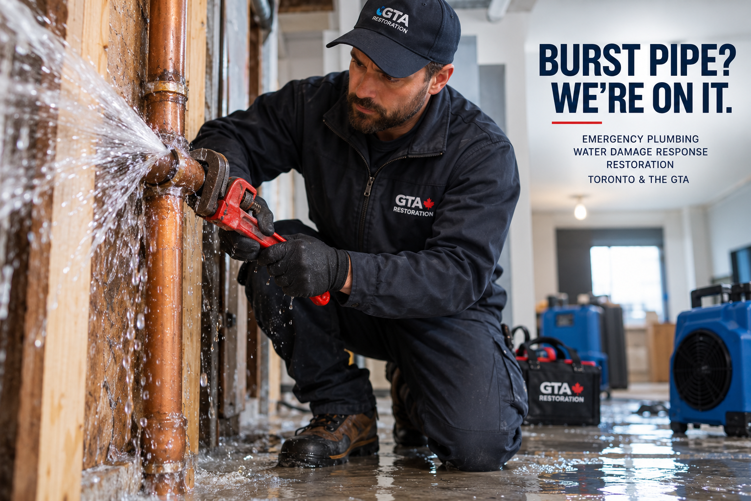 Emergency Plumber After Burst Pipe Emergency Plumber After Burst Pipe Damage In Toronto