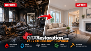 Fire Restoration Before And After