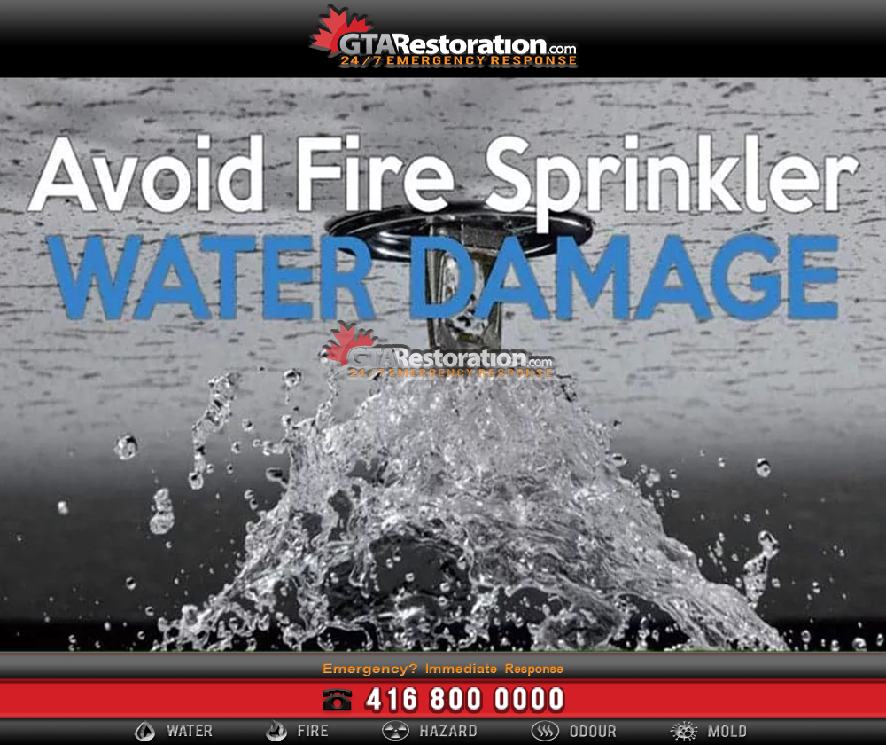 How to avoid Fire Sprinkler Water Damage?