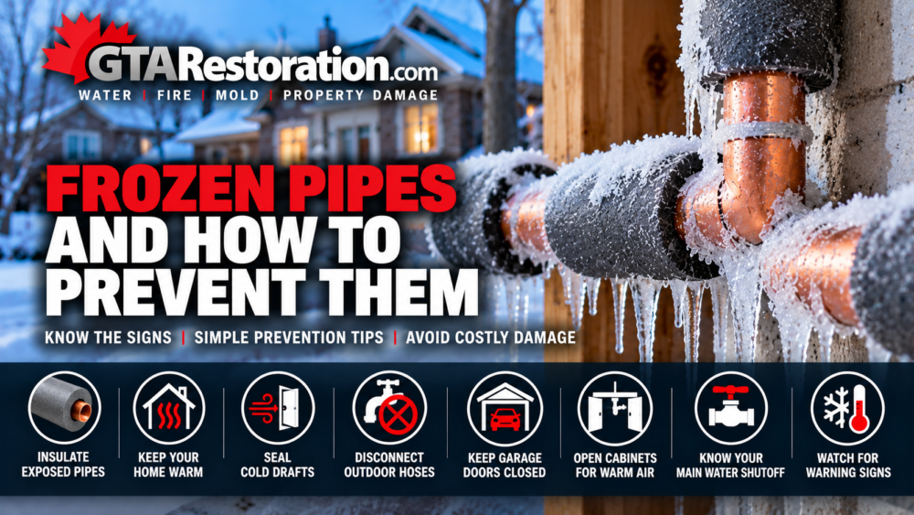 Frozen pipes and how to prevent them during Toronto winters