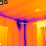 Moisture inspection behind walls