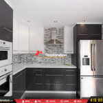 White cabinets with quartz countertop