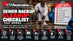 Sewer Backup Cleanup Checklist