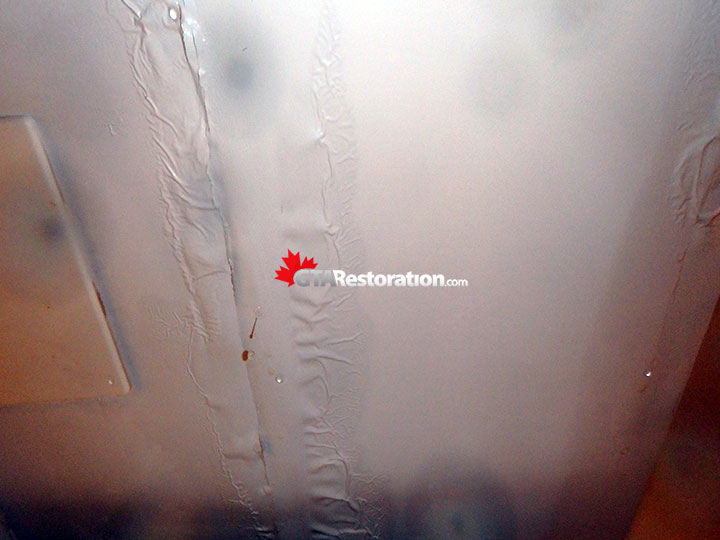 Water flood damage repair hampstead, crack ceiling water damage