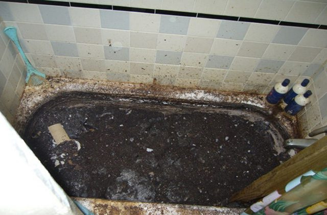 Biohazard Bathroom Before