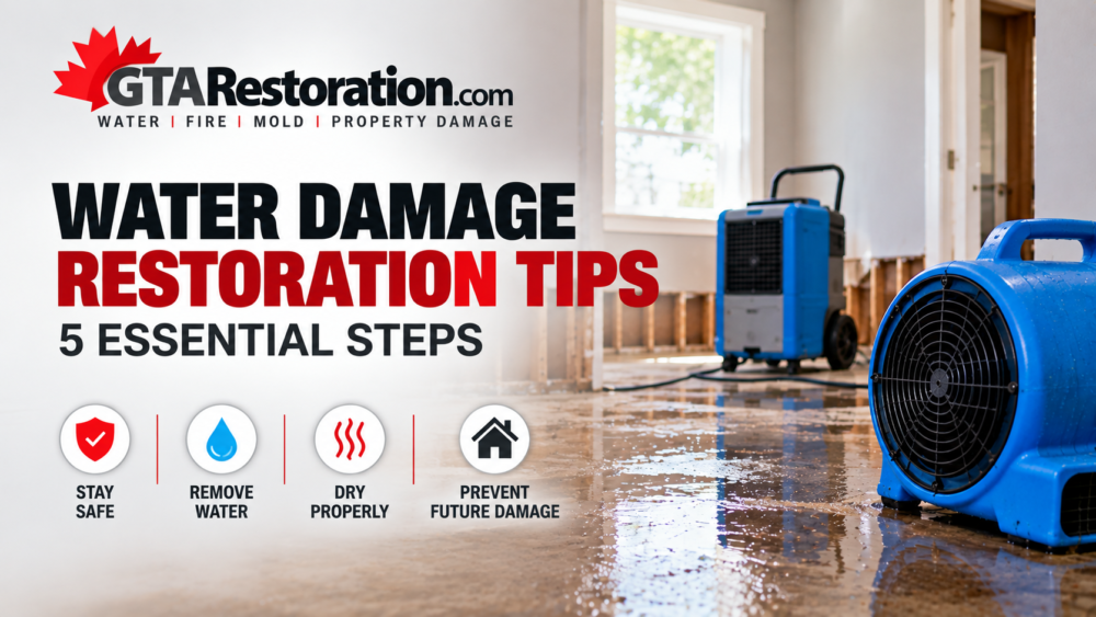 Water Damage Restoration Tips: 5 Essential Steps