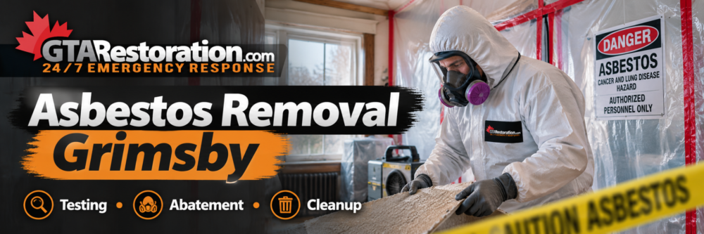 Asbestos Removal Grimsby testing, abatement and cleanup by GTA Restoration
