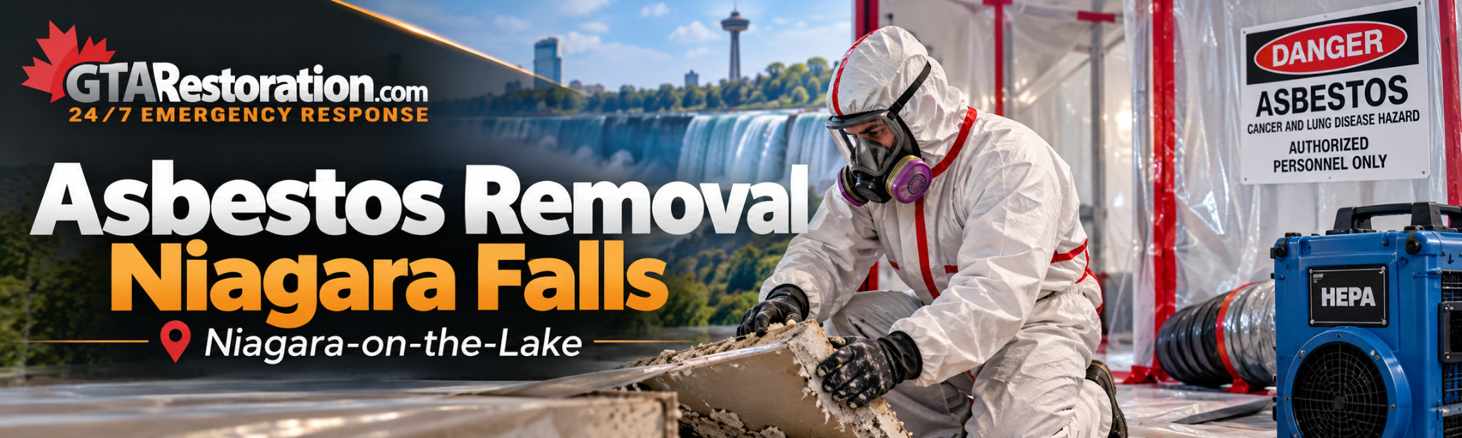 Asbestos Removal Niagara Falls professional testing, containment and abatement