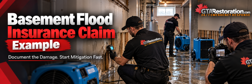 Basement Flood Insurance Claim Cleanup Basement flood insurance claim cleanup with emergency drying and professional claim documentation