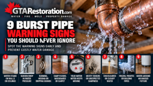 Burst Pipe Warning Signs