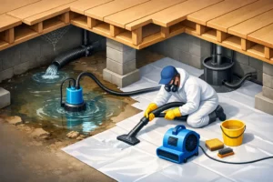 Crawl Space Water Cleanup Done Right