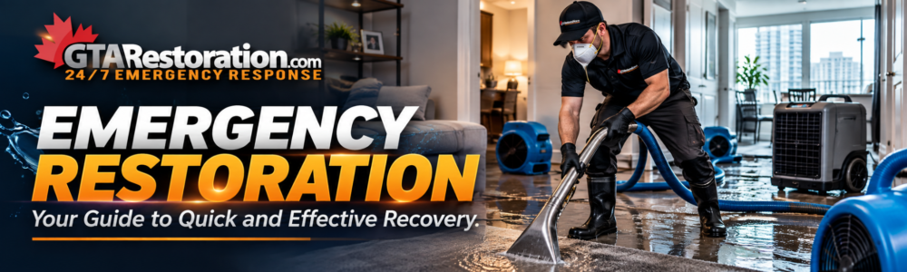 24/7 emergency property restoration for water, fire, mould and storm damage in Toronto and the GTA