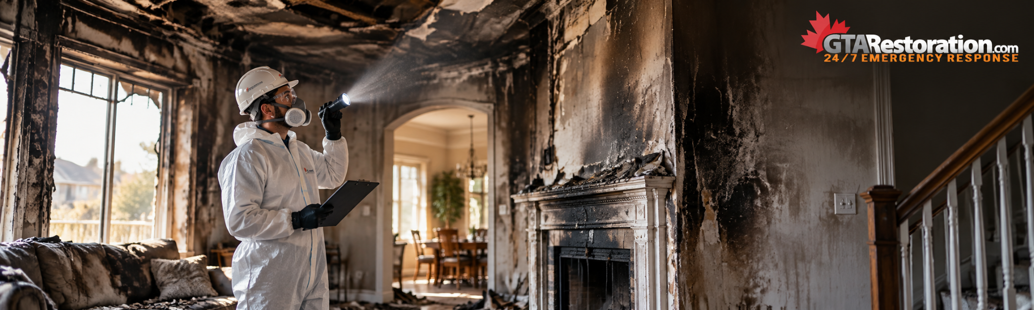 Fire Damage Grimsby smoke, soot and fire restoration service