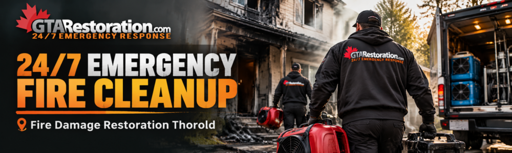 Fire Damage Restoration Thorold smoke, soot and fire cleanup service