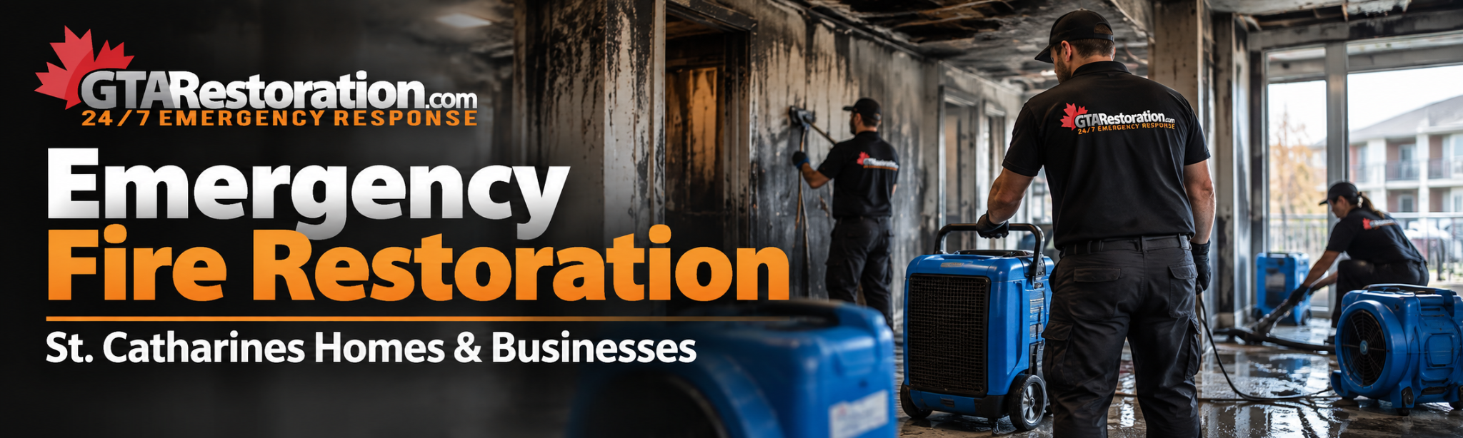 Fire Damage St Catharines smoke, soot and fire restoration service