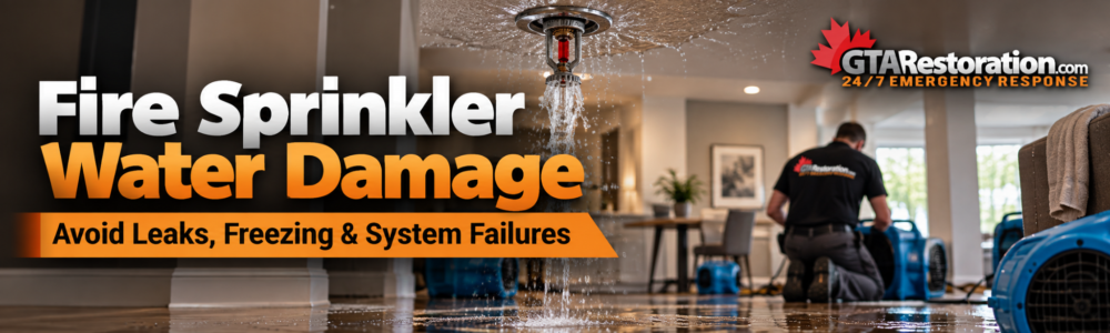 Fire sprinkler water damage prevention for leaks, freezing and sprinkler system failures