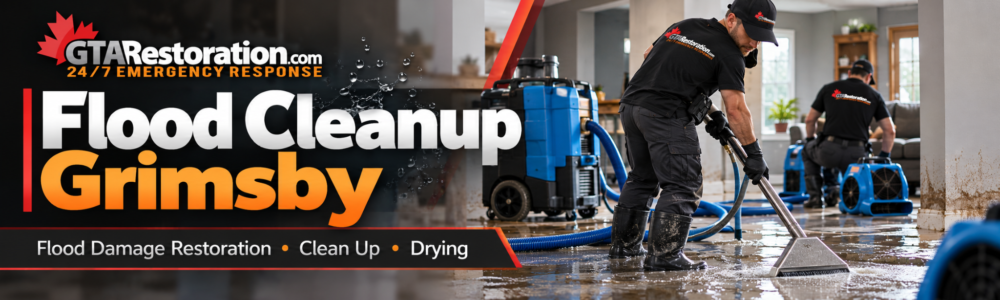 Flood Cleanup Grimsby emergency water damage restoration and drying service