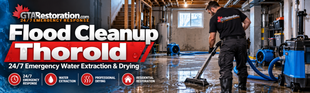 Flood Cleanup Thorold Flood Cleanup Thorold with professional water extraction and structural drying
