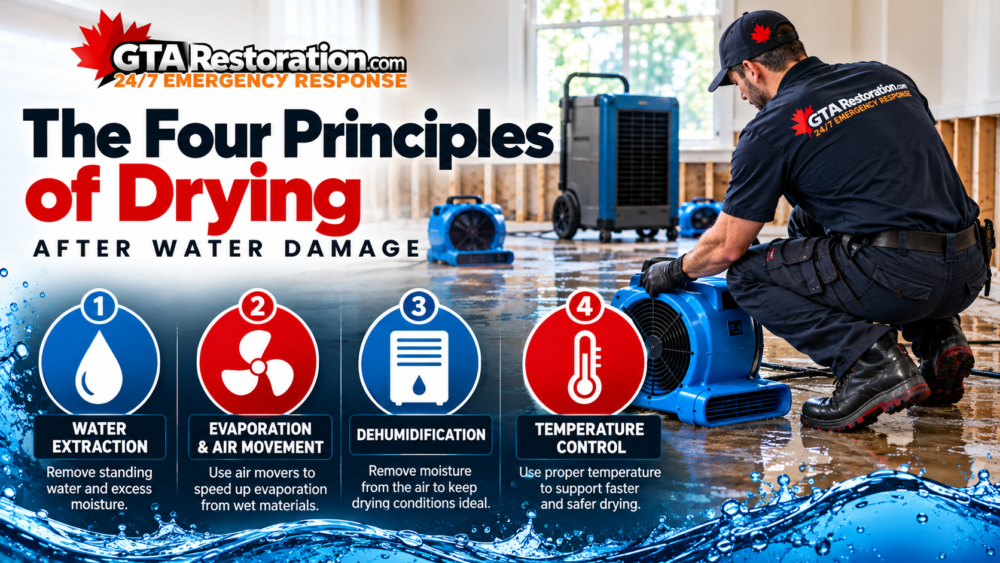 Four Principles of Drying After Water Damage