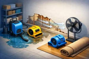How to Dry Basement Walls After Water Damage