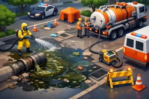 How to Respond to a Sewage Spill Fast