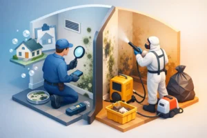 Mold Inspection vs Removal: What Comes First?