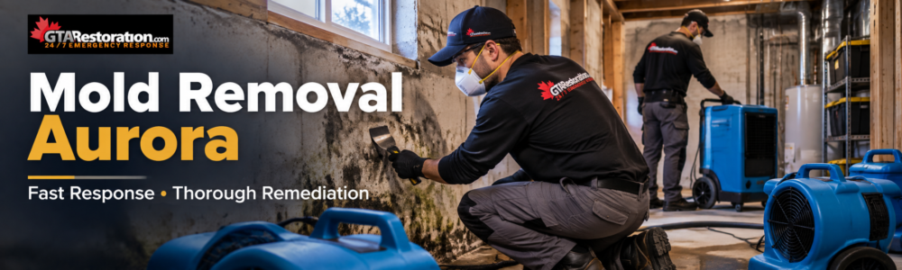 Mold Removal Aurora cleanup with professional drying and remediation equipment