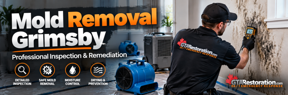 Professional Mold Removal Grimsby inspection, remediation and moisture control service