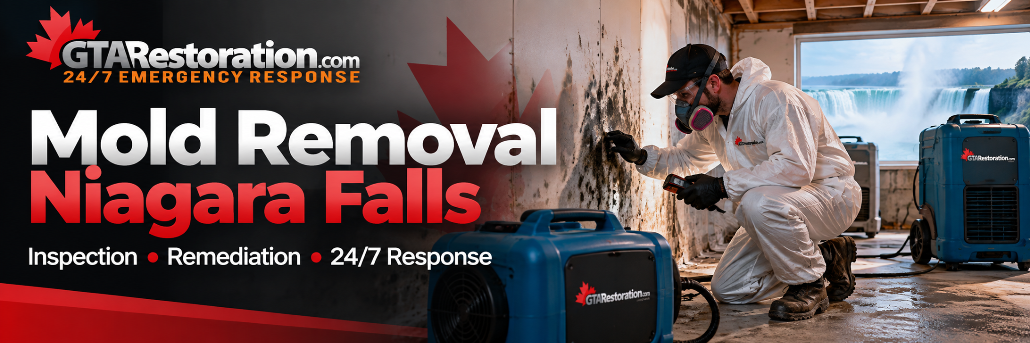 Mold Removal Niagara Falls inspection, remediation and moisture assessment