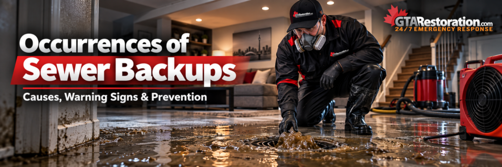 Occurrences of Sewer Backups