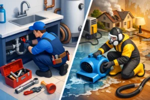 Plumber vs Restoration Company: Who to Call