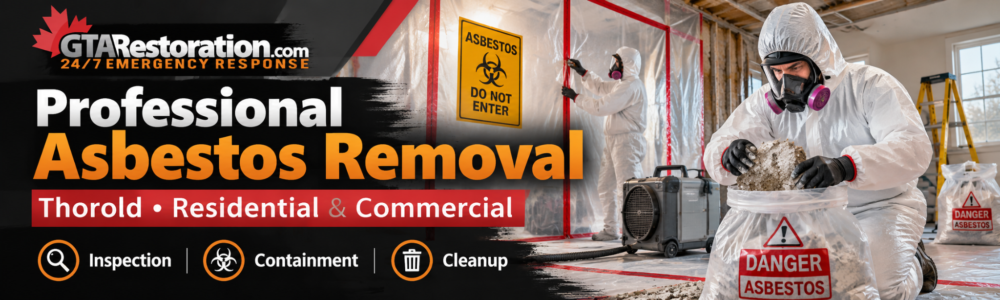 Professional asbestos removal Thorold for residential and commercial properties with safe containment and cleanup