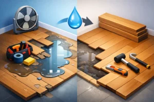 Repair or Replace Wet Flooring?