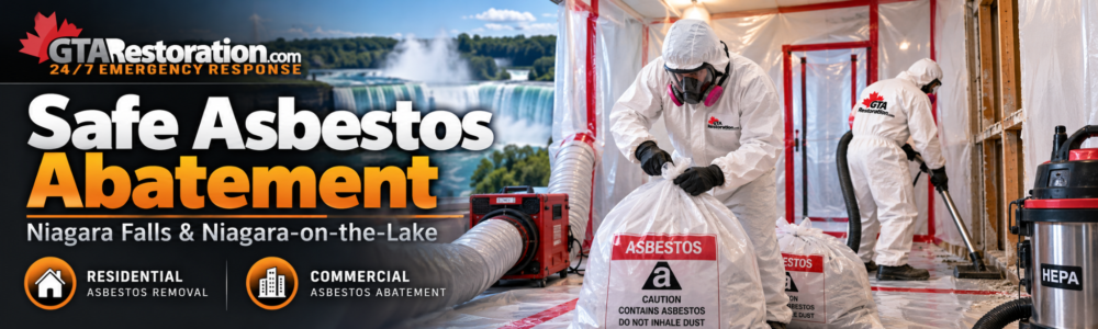 Safe asbestos abatement Niagara Falls and Niagara-on-the-Lake for homes and businesses