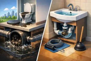 Sewer Backup vs Drain Clog: Know the Difference