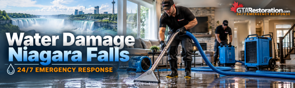 Water Damage Niagara Falls professional extraction, drying and restoration service