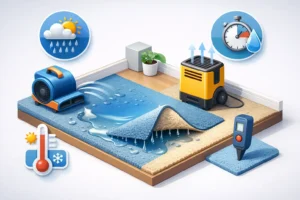 Wet Carpet Drying Time: What Affects It