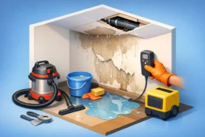 Wet Drywall After Leak? What to Do Fast